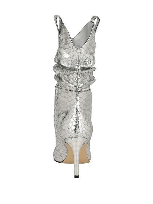 Guess Benisa Western Slouch Booties Zilver | GUESS-SN29924