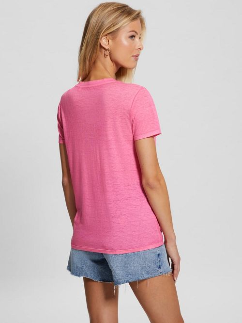 Guess Berry Lips Easy Tee Roze | GUESS-SN27149