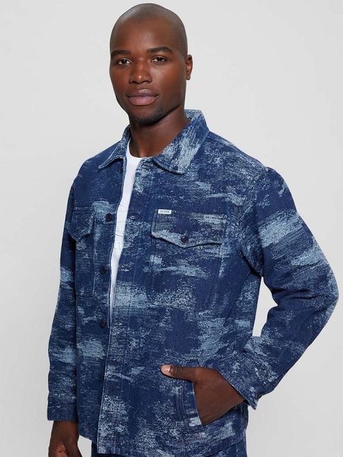 Guess Billy Denim Jacket Blauw | GUESS-SN30856