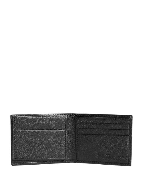 Guess Bishop Bifold Wallet Zwart | GUESS-SN31730