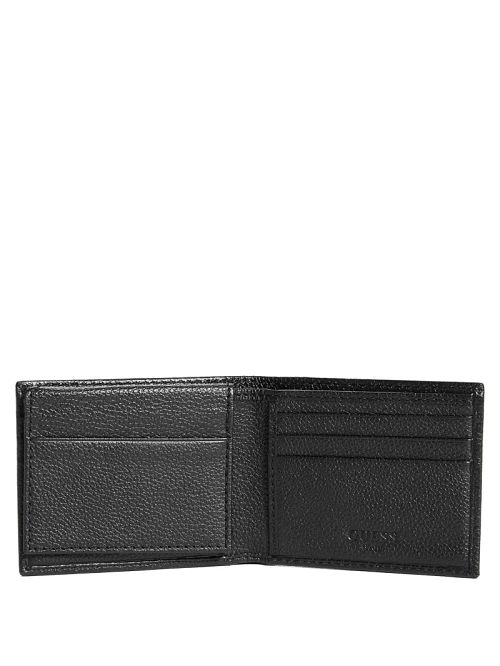 Guess Bishop Bifold Wallet Zwart | GUESS-SN31730