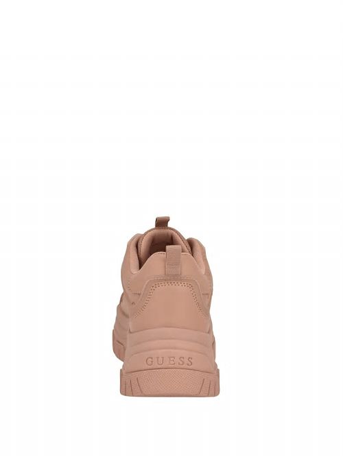 Guess Bisun Signature Peony Sneakers Beige | GUESS-SN29510