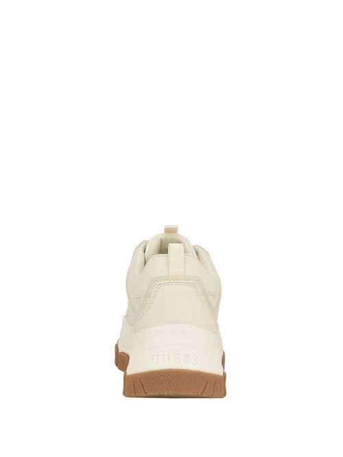 Guess Bisun Signature Peony Sneakers Wit | GUESS-SN29575