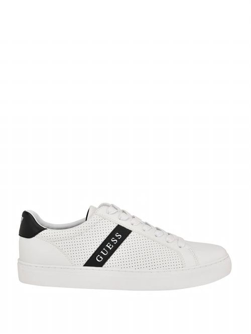 Guess Bixly Signature Stripe Low-Top Sneaker Wit | GUESS-SN31870