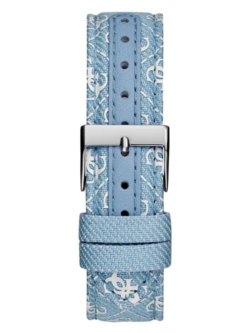 Guess Blue Denim Analog Watch Blauw | GUESS-SN30017