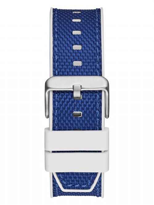 Guess Blue and Silver-Tone Chronograph Watch Goud | GUESS-SN31675
