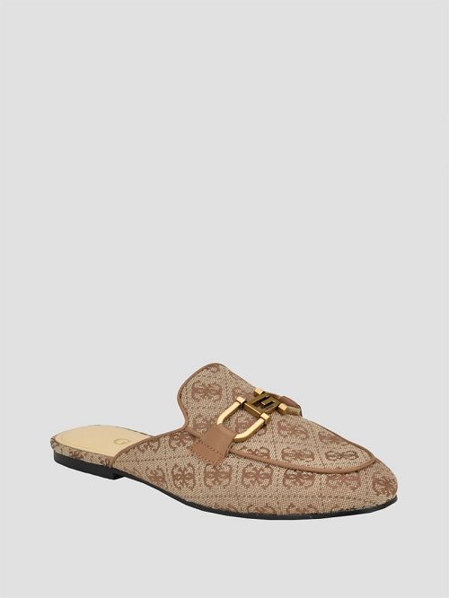 Guess Bommiya Quattro G Loafer Mules Bruin | GUESS-SN29875