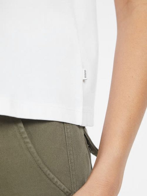 Guess Boxy Iconic Tee Wit | GUESS-SN27142