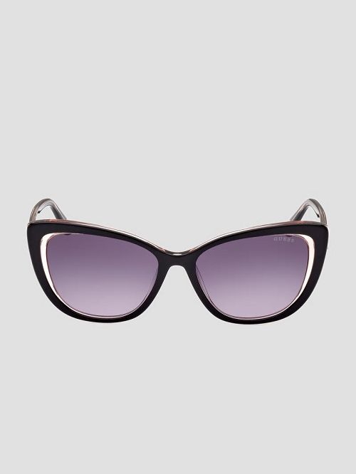 Guess Breast Cancer Awareness Cat Eye Sunglasses Zwart | GUESS-SN30063