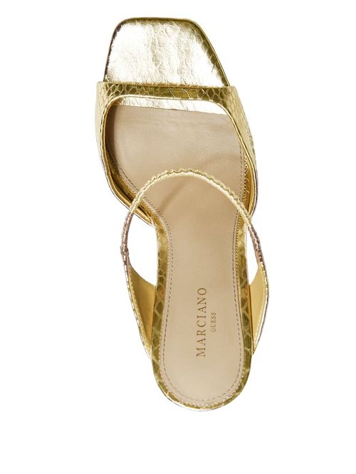 Guess Brielle Satin Sandal Goud | GUESS-SN29813