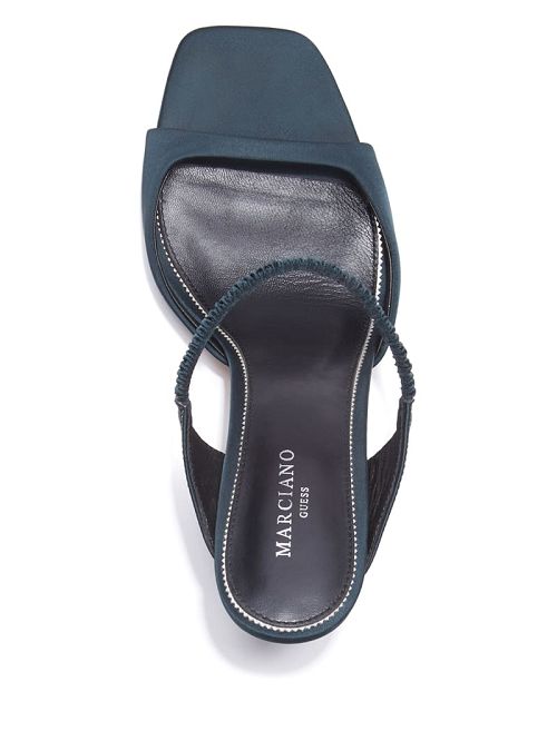 Guess Brielle Satin Sandal Groen | GUESS-SN29743