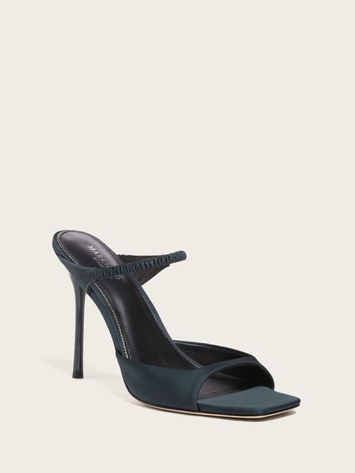 Guess Brielle Satin Sandal Groen | GUESS-SN29743