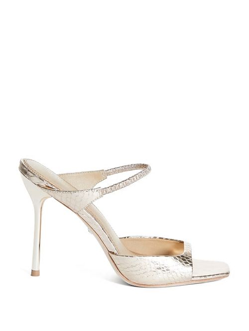 Guess Brielle Satin Sandal Roze Goud | GUESS-SN29739