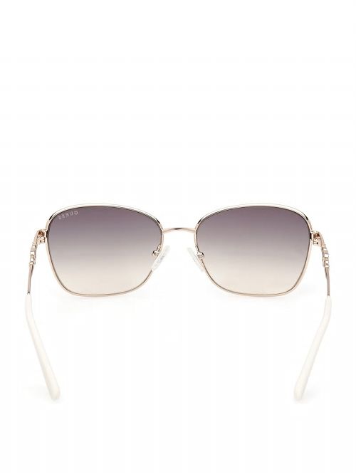 Guess Butterfly Metal Colored Trim Sunglasses Wit | GUESS-SN30048