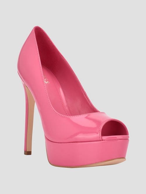 Guess Cacei Peep-Toe Stiletto Heels Roze | GUESS-SN29802