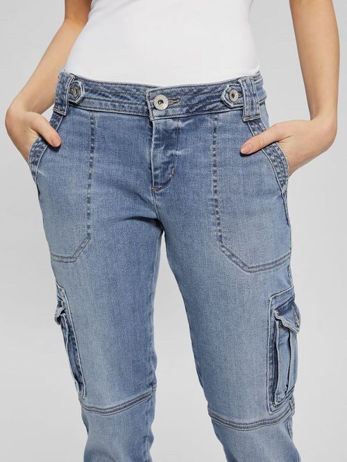 Guess Cadet Cargo Jeans Blauw | GUESS-SN26605