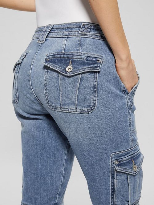 Guess Cadet Cargo Jeans Blauw | GUESS-SN26605
