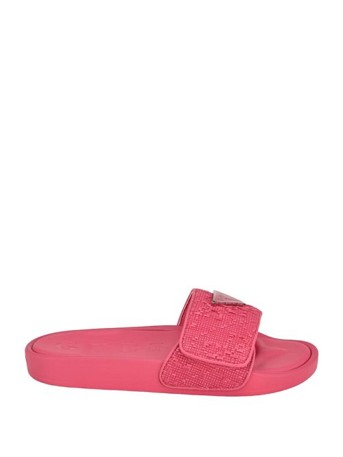 Guess Callena Pool Slides Roze | GUESS-SN29699