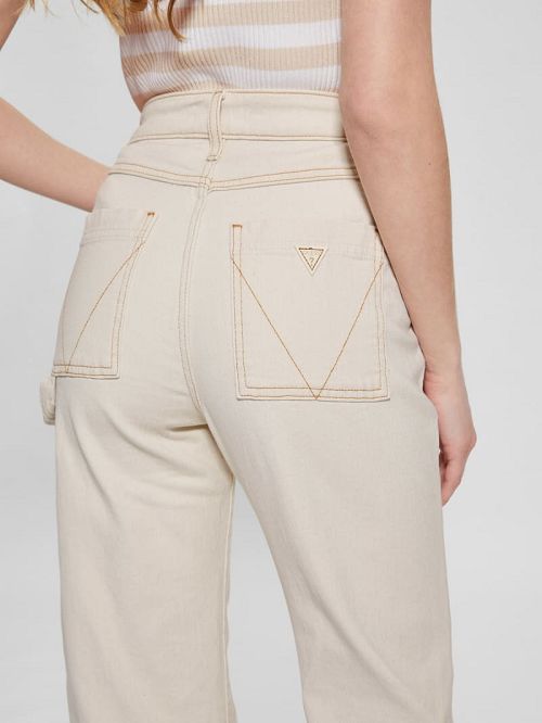 Guess Carrie Carpenter Jeans Beige | GUESS-SN26520