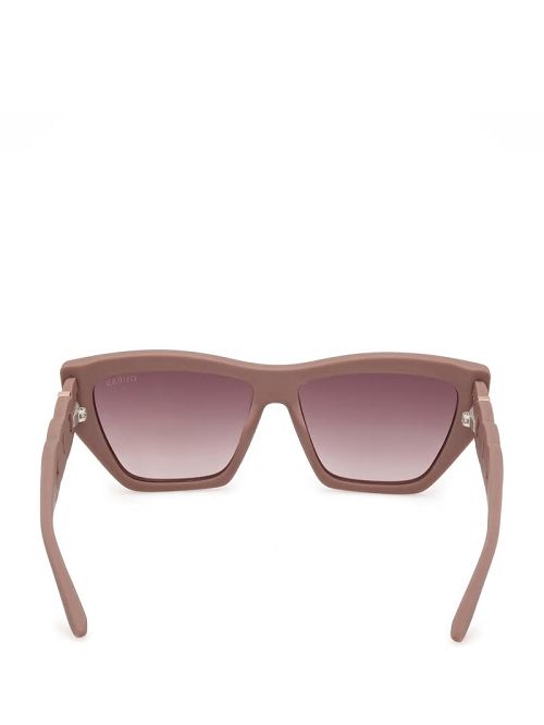 Guess Cat-Eye Chain-Link Sunglasses Beige | GUESS-SN30066