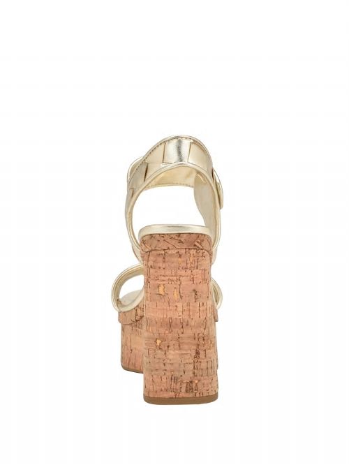 Guess Cataline Wedge Sandals Goud | GUESS-SN29631