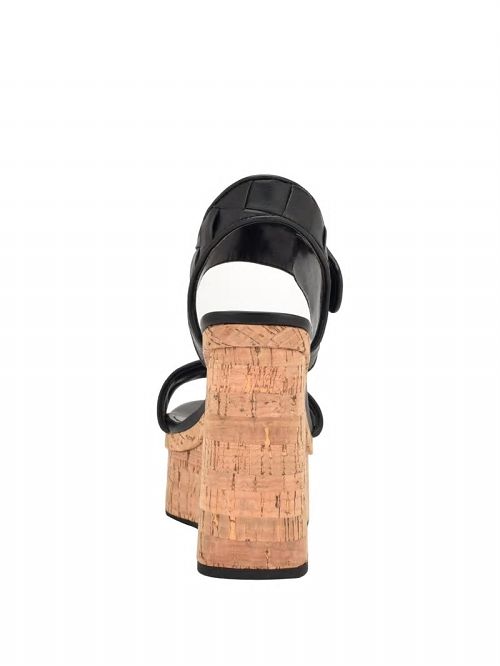 Guess Cataline Wedge Sandals Zwart | GUESS-SN29612