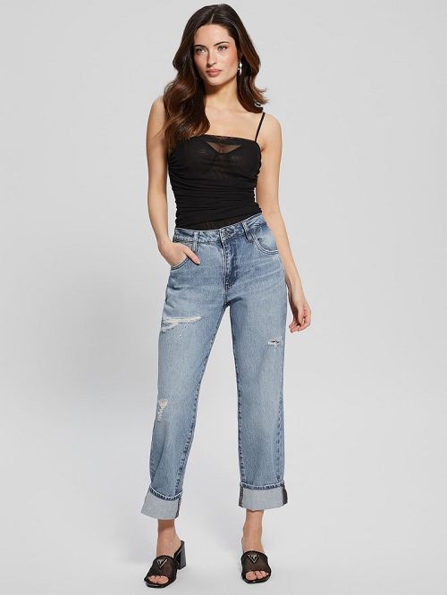 Guess Celia Boyfriend Jeans Blauw | GUESS-SN26633