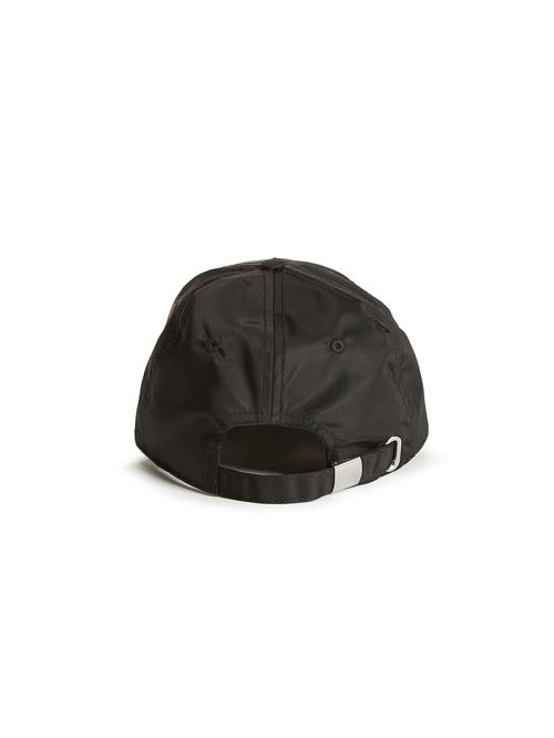 Guess Certosa Nylon Baseball Hat Zwart | GUESS-SN30172