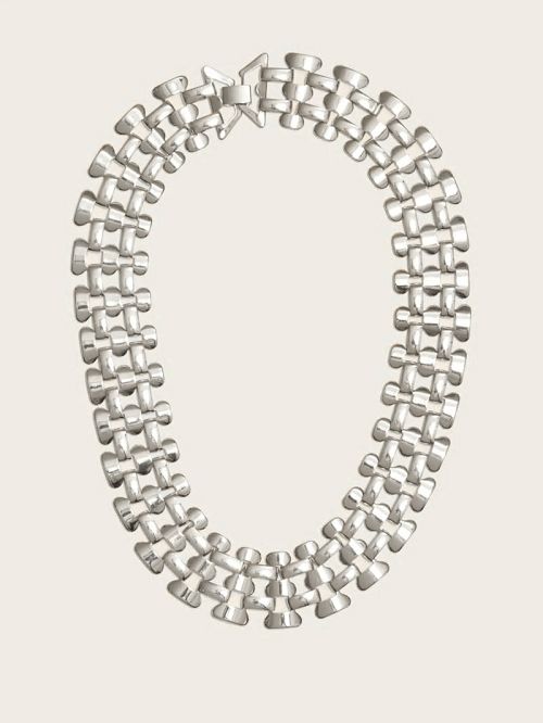 Guess Chain Link Necklace Zilver | GUESS-SN30255