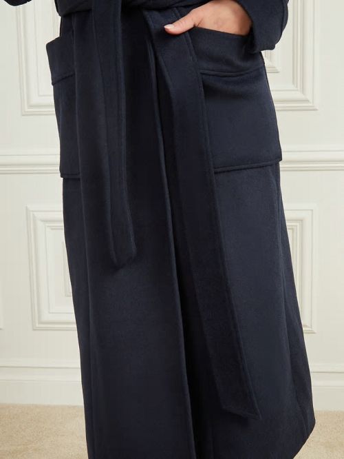 Guess Charlize Wool-Blend Coat Blauw | GUESS-SN28012