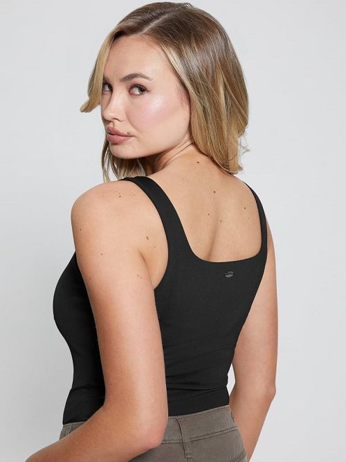 Guess Charlotte Tank Top Zwart | GUESS-SN27542