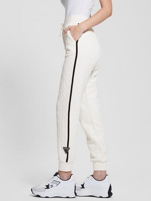 Guess Cheri Signature Pants Wit | GUESS-SN28448