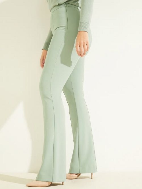 Guess Chloe Flared Pant Grijs | GUESS-SN28199
