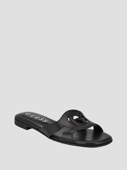 Guess Ciella Cut-Out Sandals Zwart | GUESS-SN29614