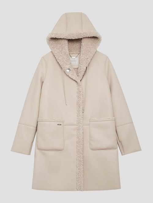 Guess Clara Hooded Parka Wit | GUESS-SN27900