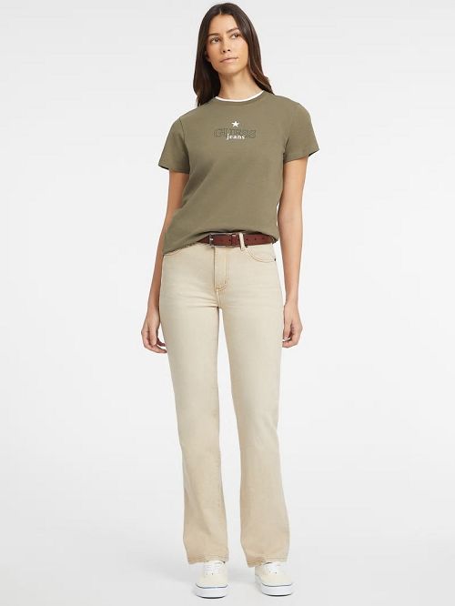 Guess Classic Star Tee Groen | GUESS-SN27151