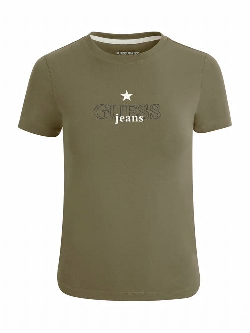 Guess Classic Star Tee Groen | GUESS-SN27151