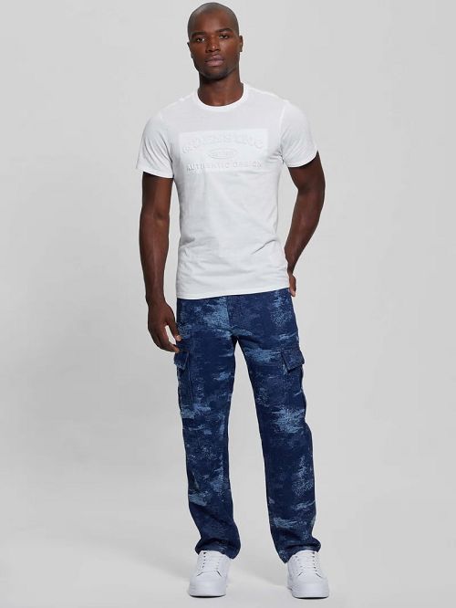 Guess Club Logo Tee Wit | GUESS-SN30566
