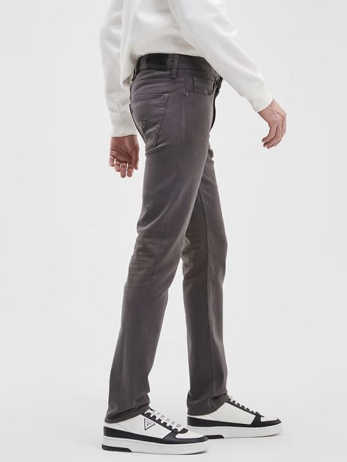 Guess Coated Tapered Jeans Grijs | GUESS-SN30404
