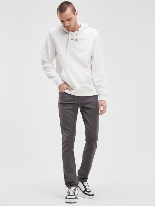 Guess Coated Tapered Jeans Grijs | GUESS-SN30404