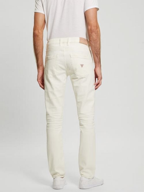 Guess Coated Tapered Jeans Wit | GUESS-SN30369