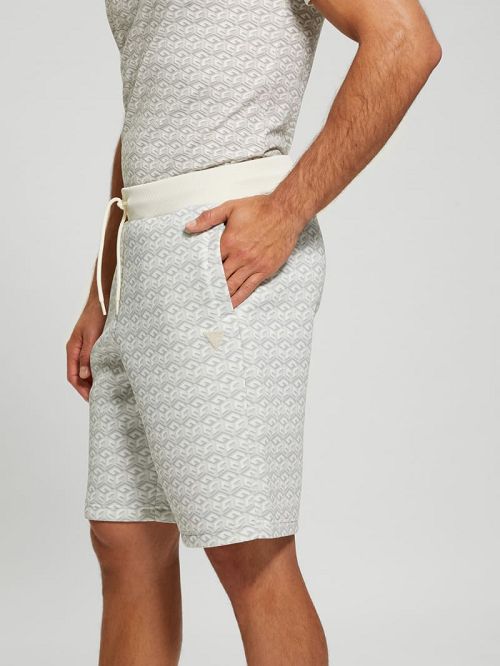 Guess Colin Logo Shorts Wit | GUESS-SN31480