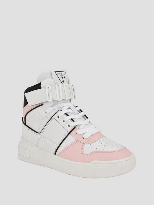 Guess Corten High-Top Sneakers Wit | GUESS-SN29516