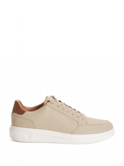 Guess Creed Quattro G Sneakers Beige | GUESS-SN31899