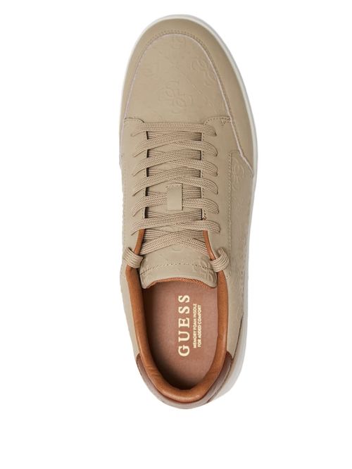 Guess Creed Quattro G Sneakers Beige | GUESS-SN31899