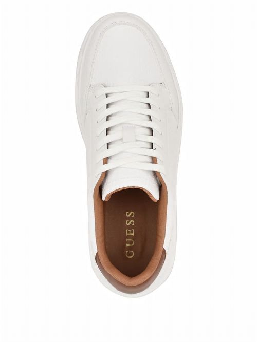 Guess Creed Quattro G Sneakers Wit | GUESS-SN31889
