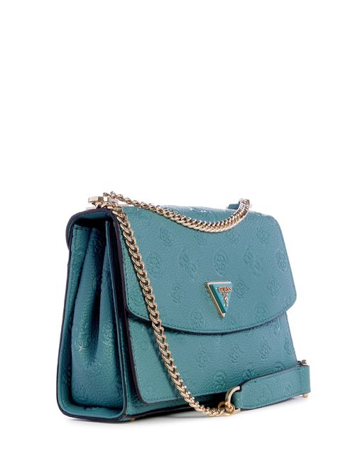 Guess Cresidia Convertible Crossbody Blauw | GUESS-SN29006