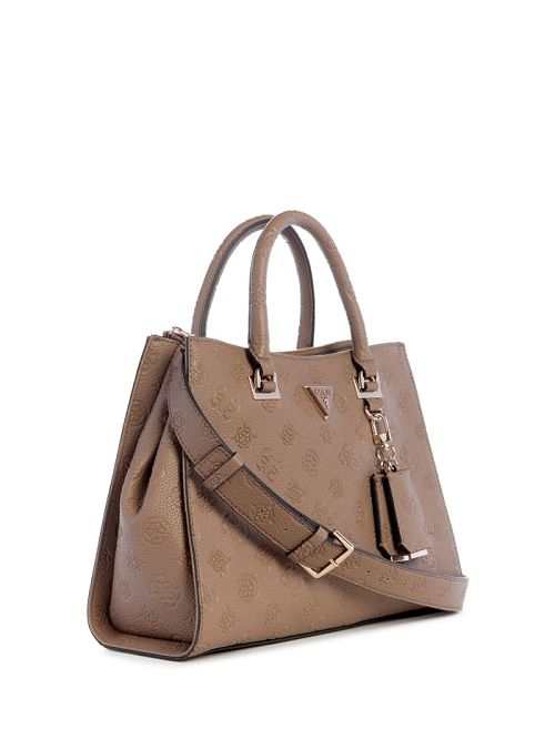Guess Cresidia Society Satchel Bruin | GUESS-SN28988