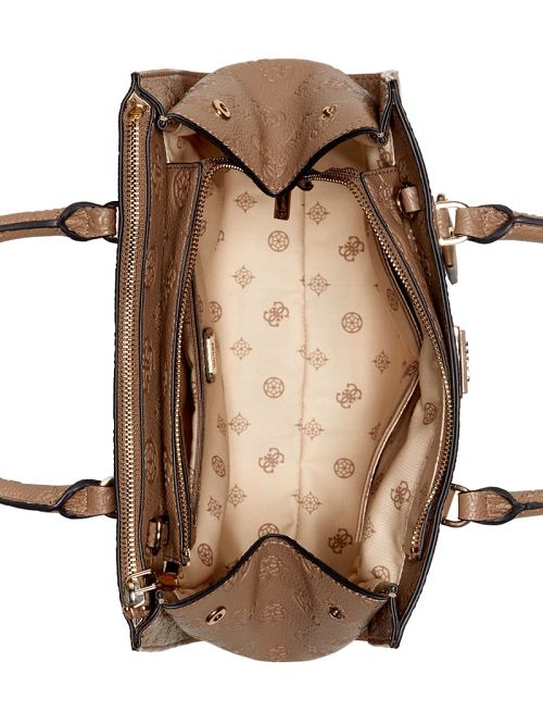 Guess Cresidia Society Satchel Bruin | GUESS-SN28988