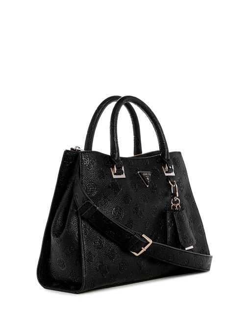 Guess Cresidia Society Satchel Zwart | GUESS-SN29319
